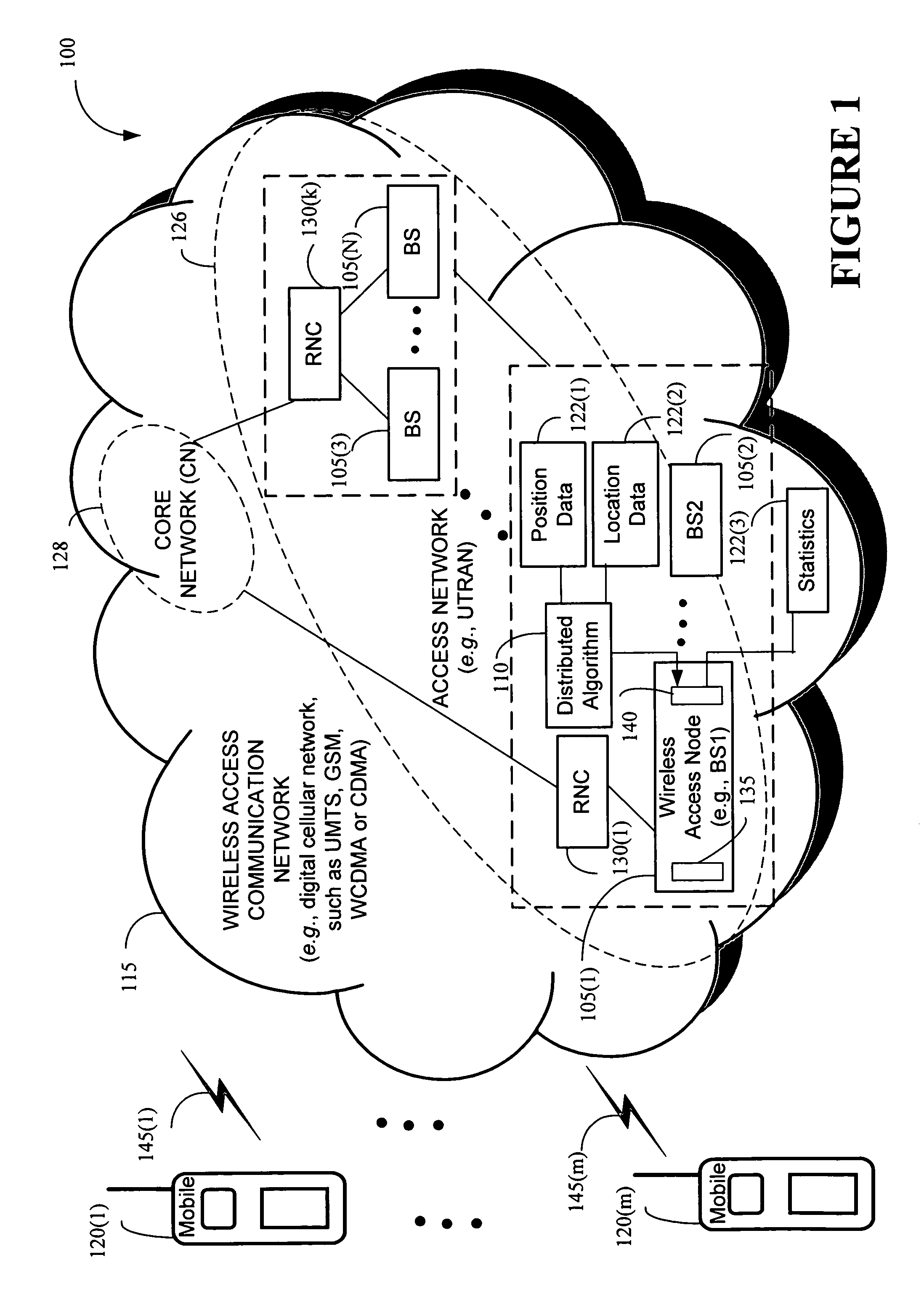 Adapting a communications network of wireless access nodes to a changing environment