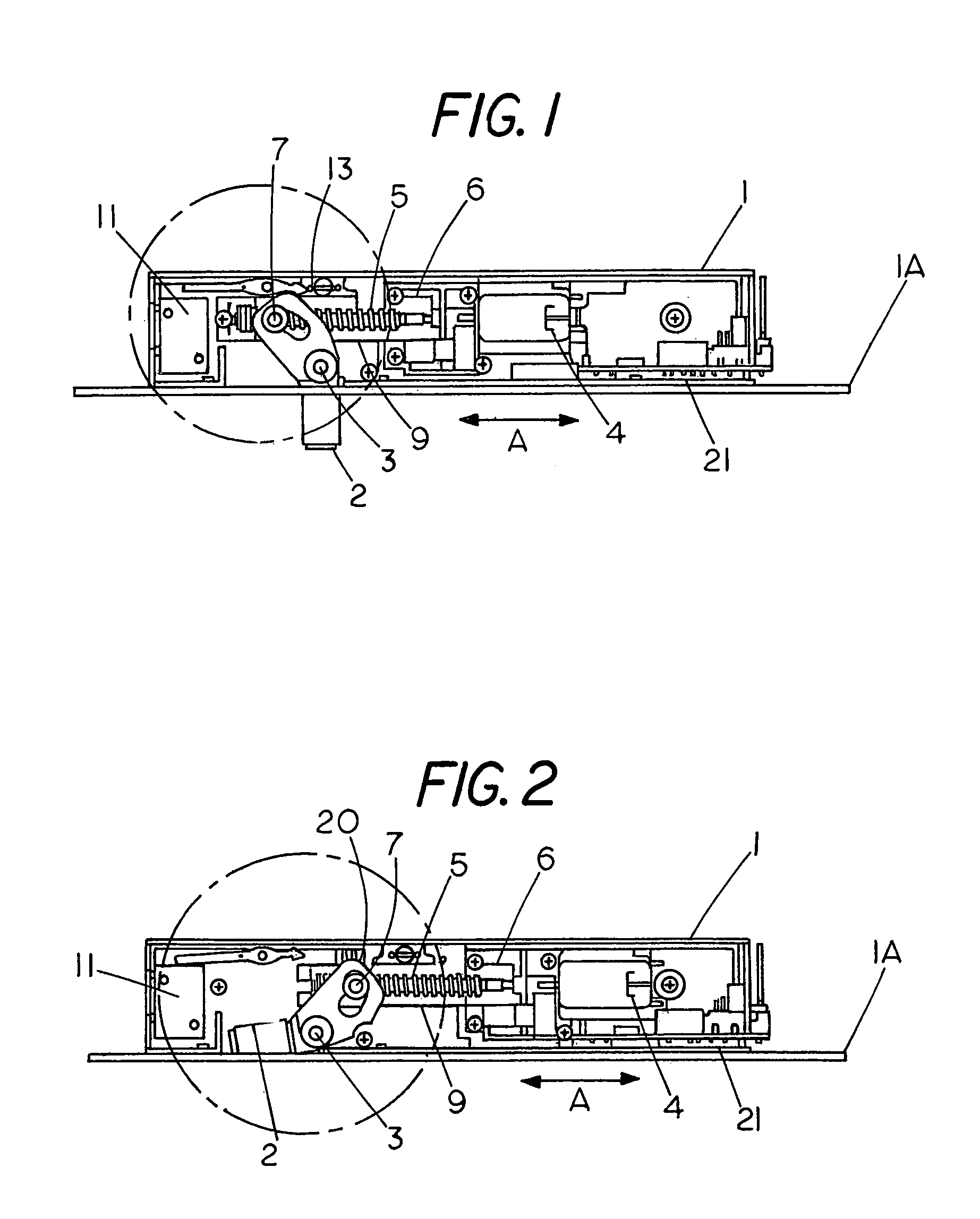 Electric drop bolt with slidable drive mechanism