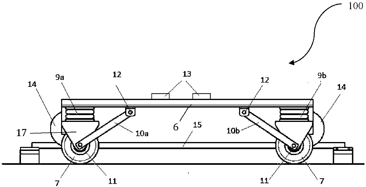 Platform and associated method for supporting splicing unit of spinning machine