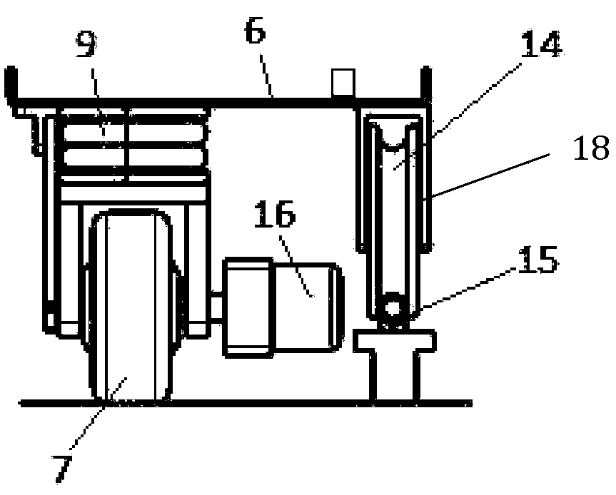 Platform and associated method for supporting splicing unit of spinning machine