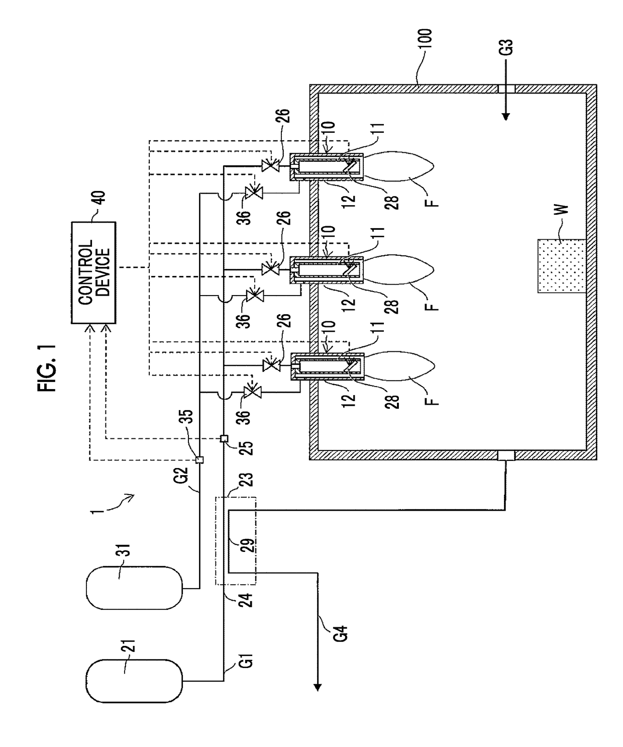 Hydrogen gas burner device