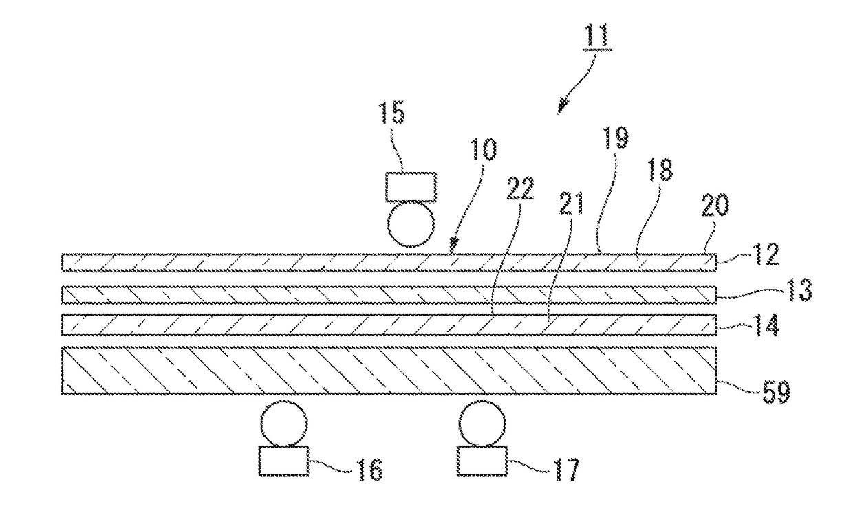 Vehicular transmissive member, vehicular decorating device, and vehicular decorating method