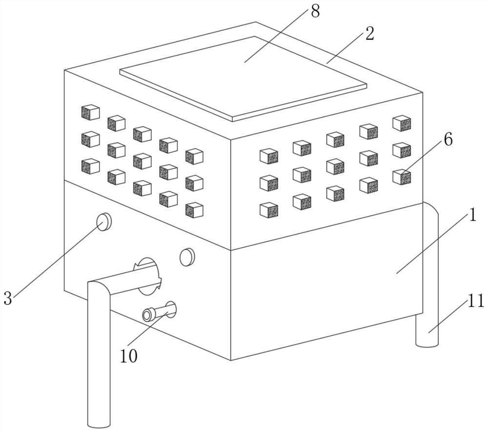 Chip packaging structure easy to dissipate heat, and packaging method thereof