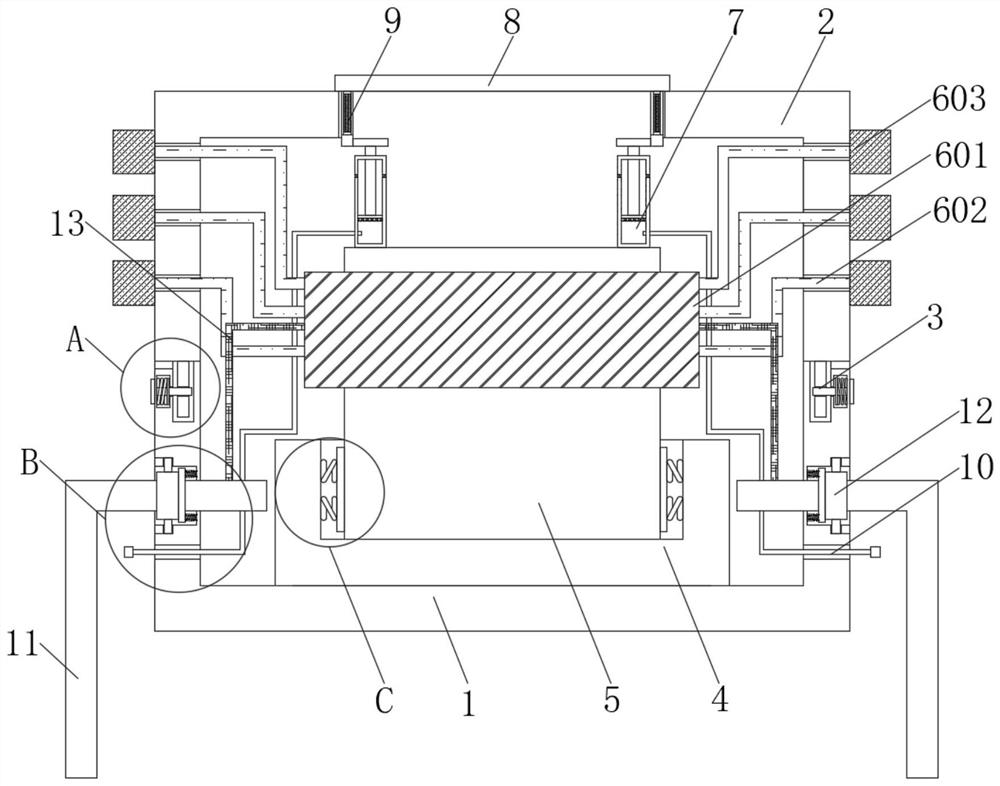 Chip packaging structure easy to dissipate heat, and packaging method thereof