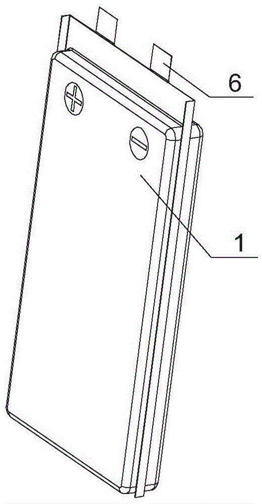 Soft package battery cell module and fabrication method thereof