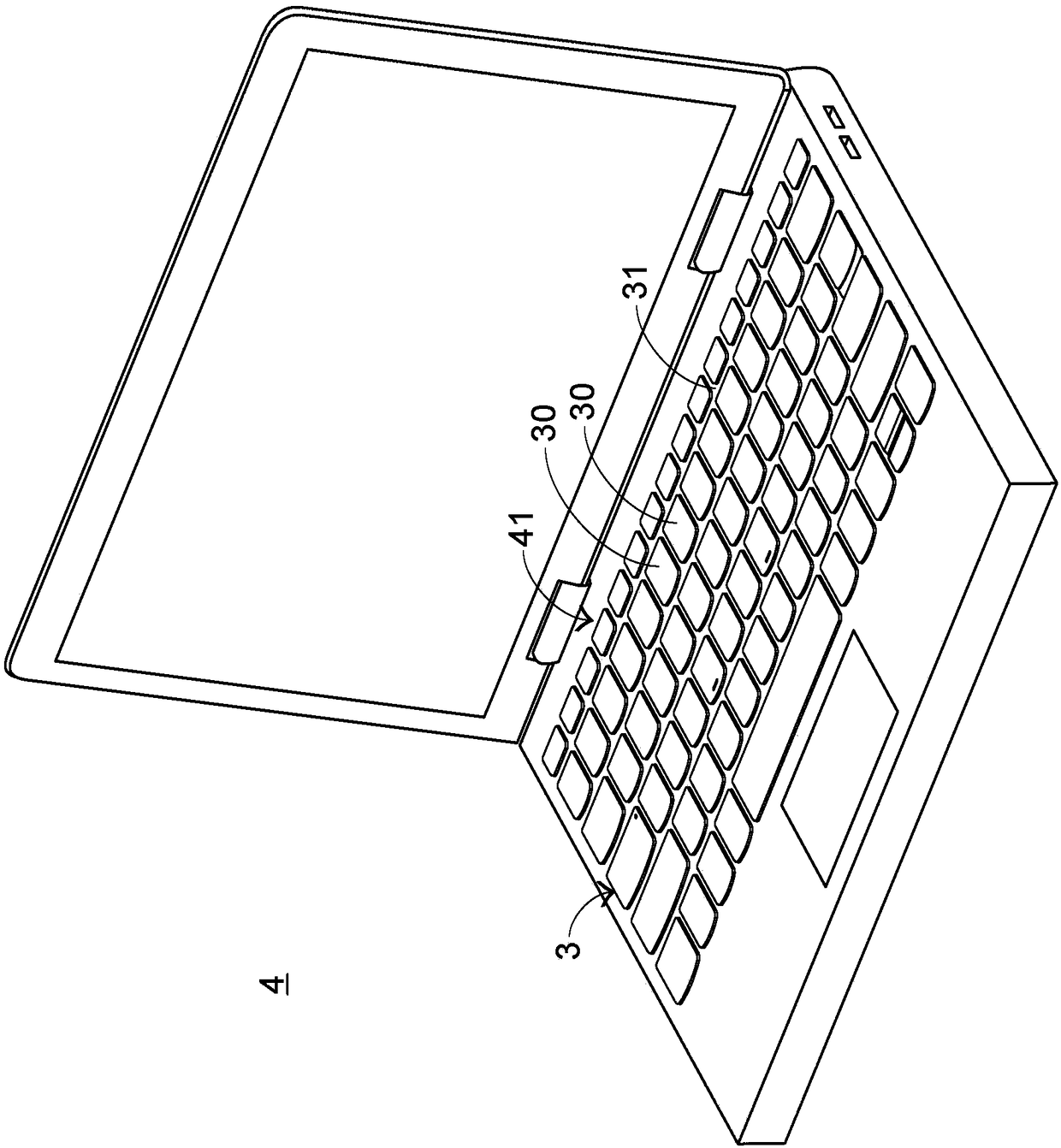 Luminescence keyboard