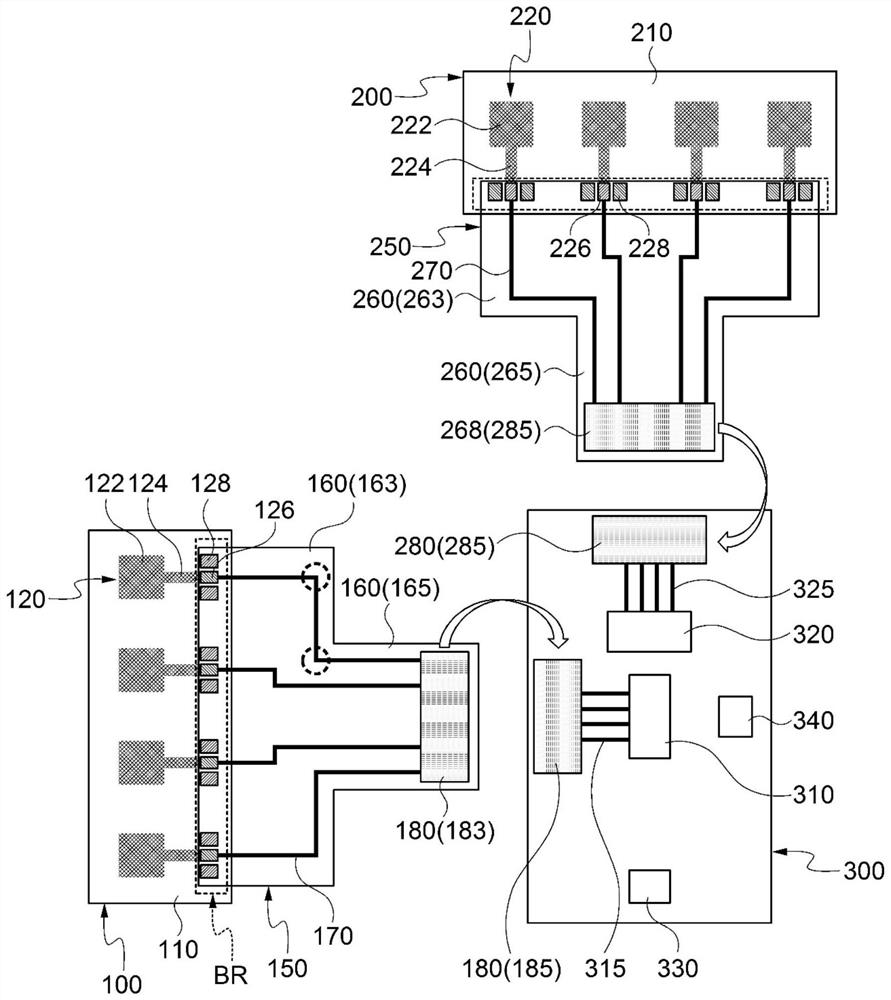 Antenna package and image display device including the same