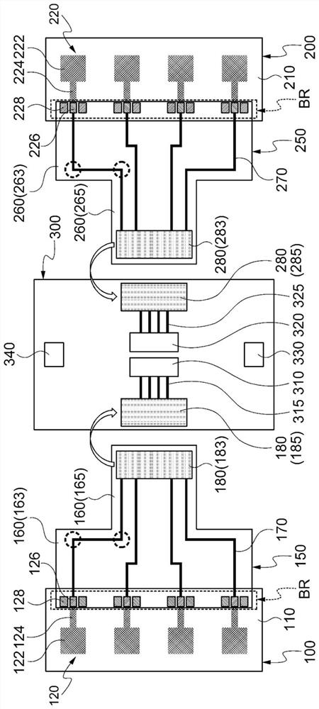 Antenna package and image display device including the same