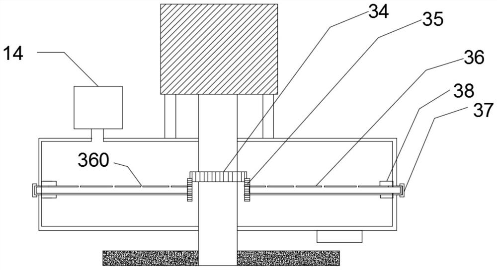 Construction polishing device with dust removal function