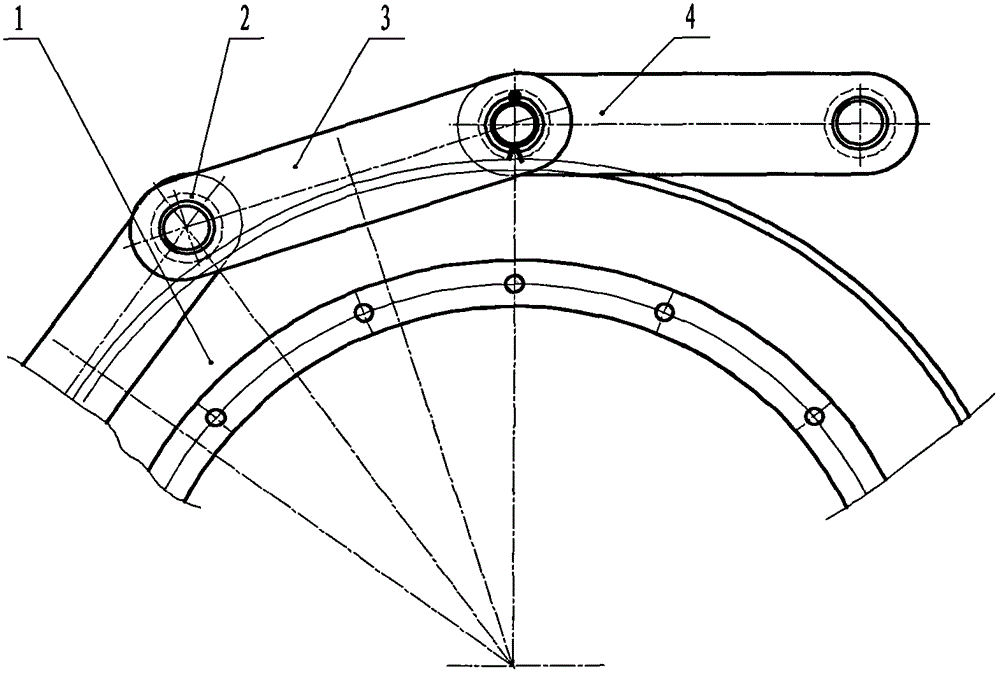 Tail pulley chain device for hot ore chain scraper conveyor