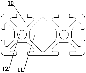 A linear slide table for linear guide rail sliding