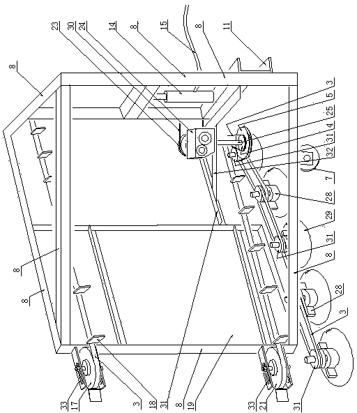 Crop straw swather