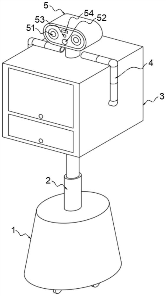 Medical distribution robot and control system thereof