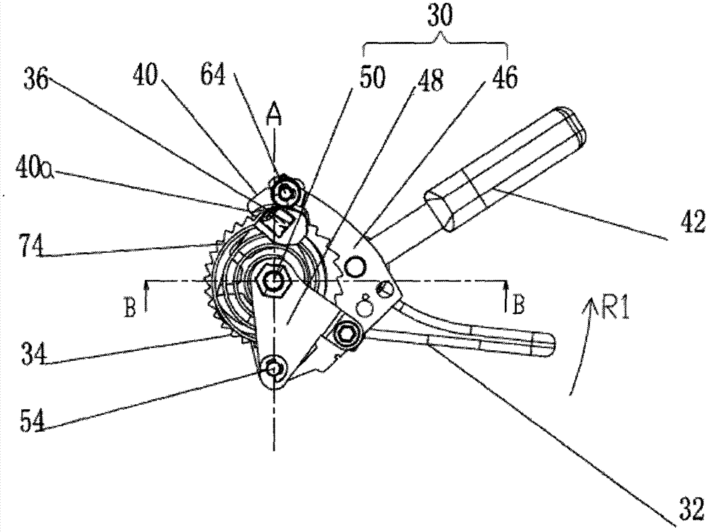 A bicycle shifter