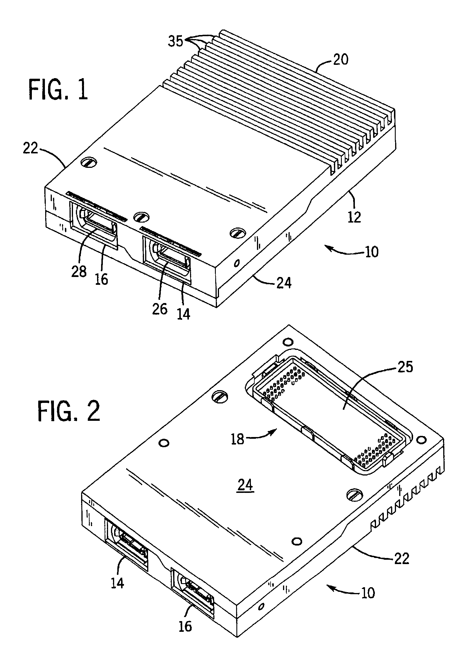 Transponder assembly for use with parallel optics modules in fiber optic communications systems