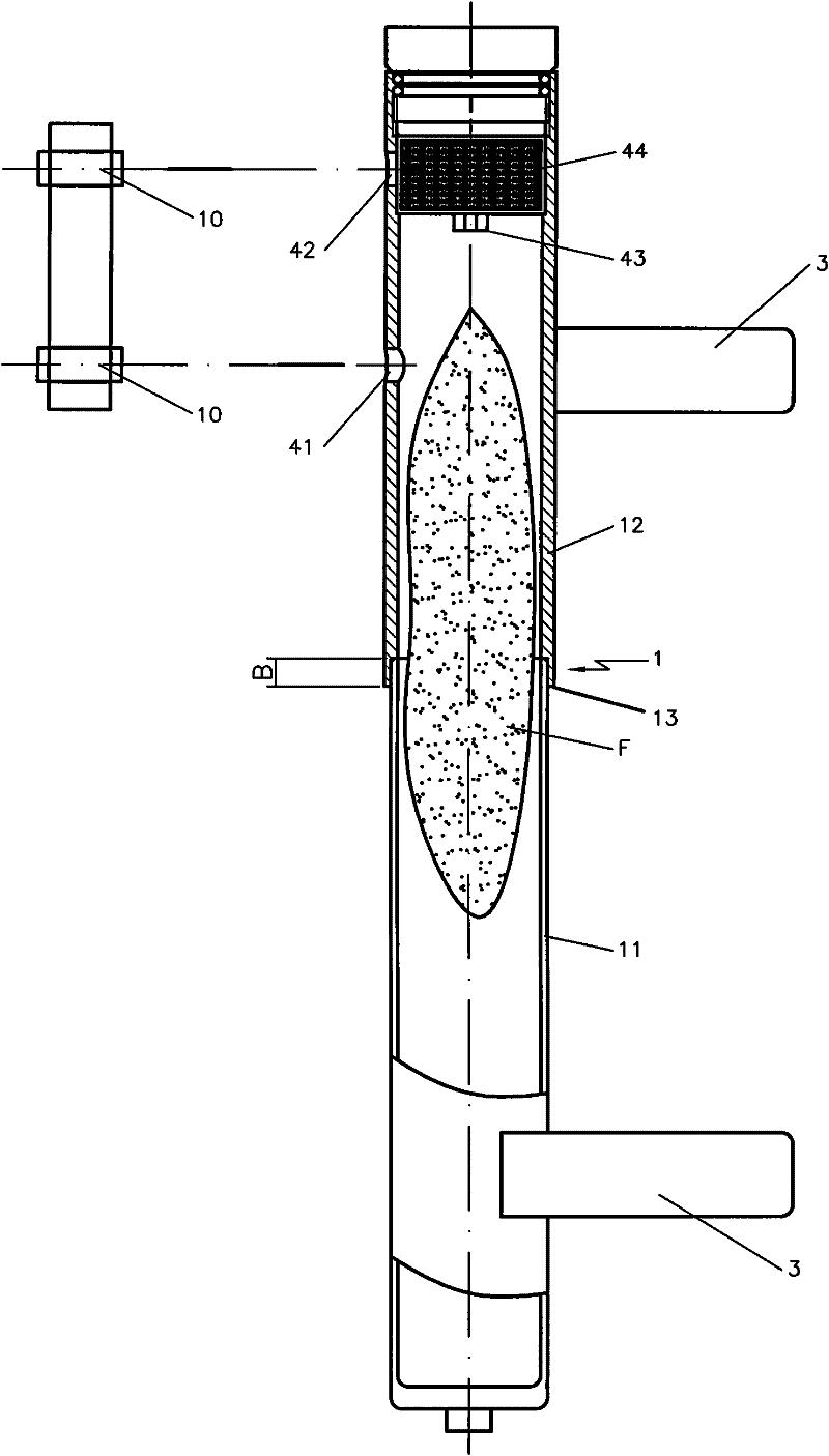 Coolant storing and drying filter of a car air conditioning system