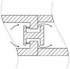 Epidural anesthesia catheter supported by liquid pressure