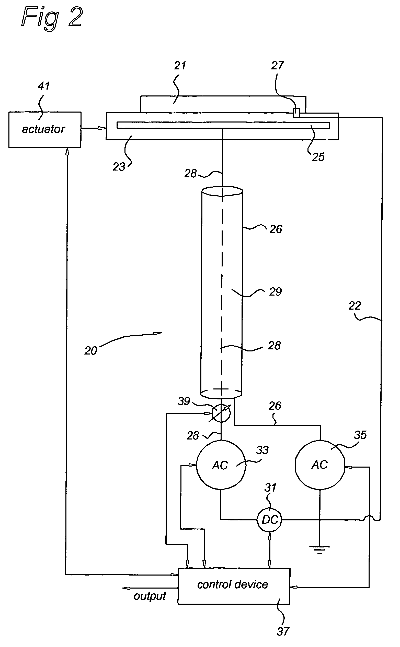 Detection assembly and lithographic projection apparatus provided with such a detection assembly