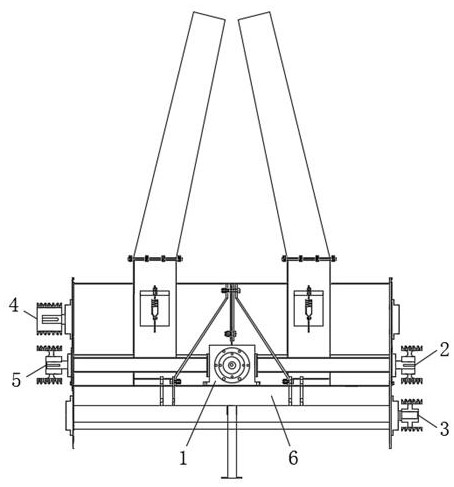 Suction type double-fan straw collecting machine