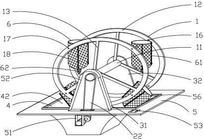 A rotating hot pot