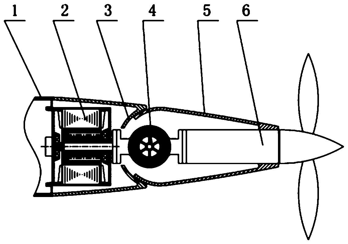 Modularized underwater robot vector propulsion mechanism