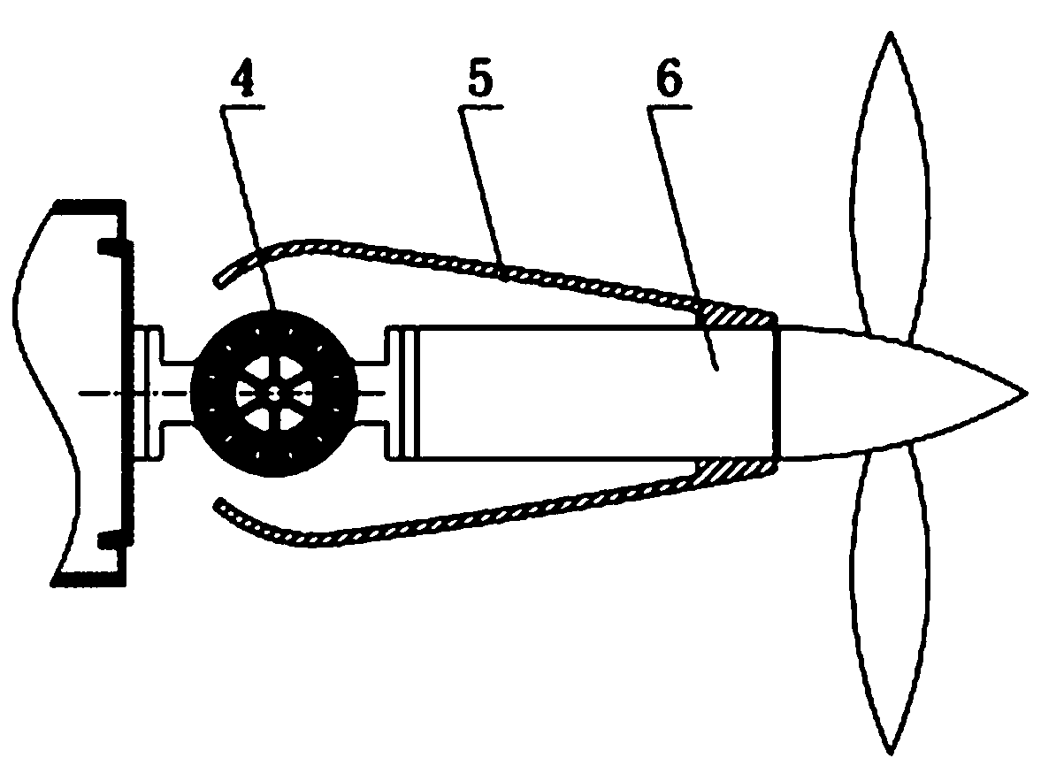 Modularized underwater robot vector propulsion mechanism