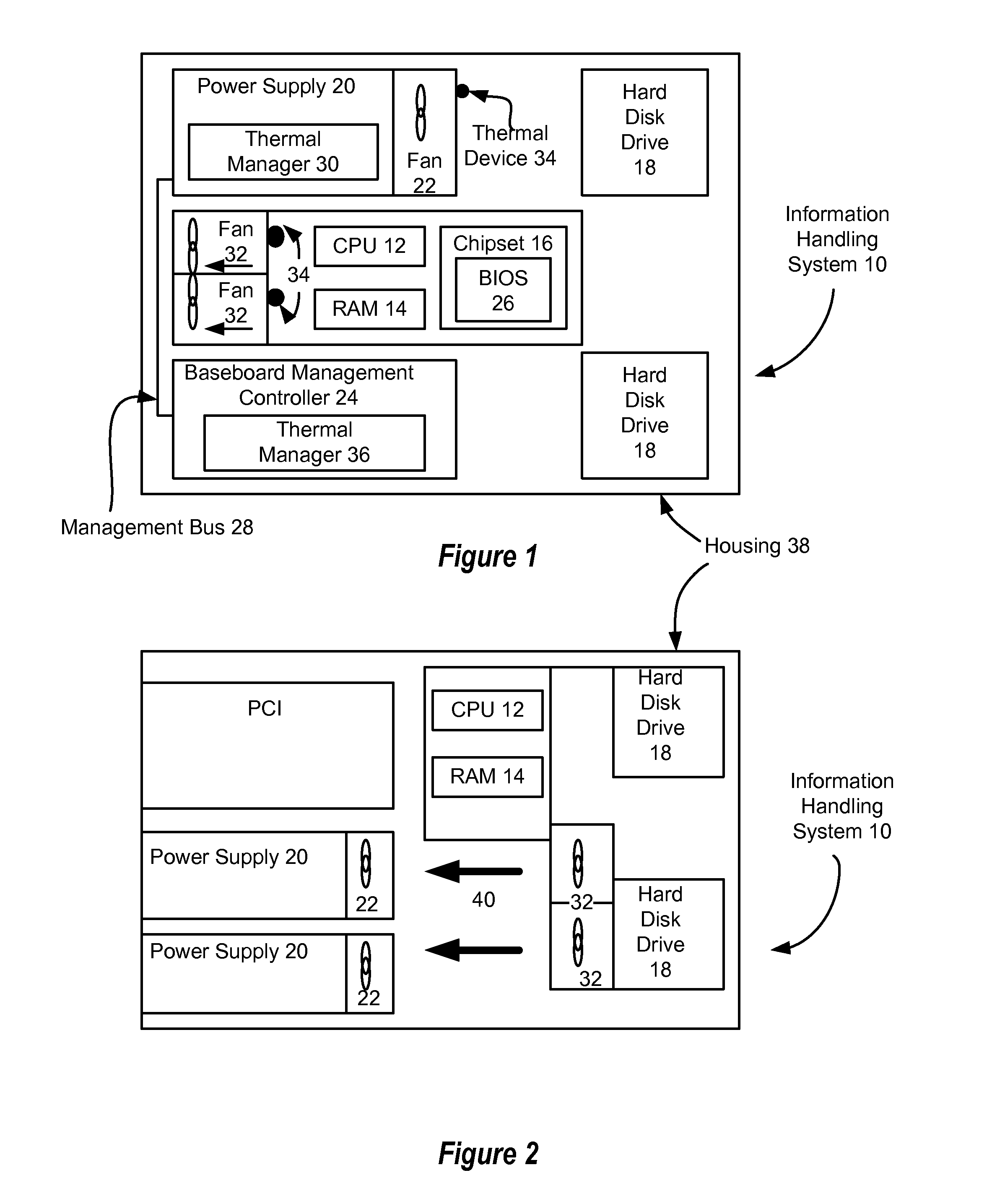 System And Method For Information Handling System Hybrid System Level And Power Supply Cooling