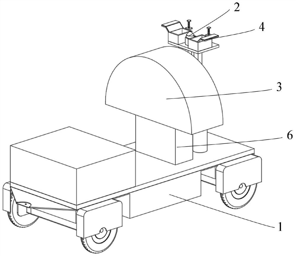 Rapid guniting protection device for urban traffic tunnel engineering and a use method