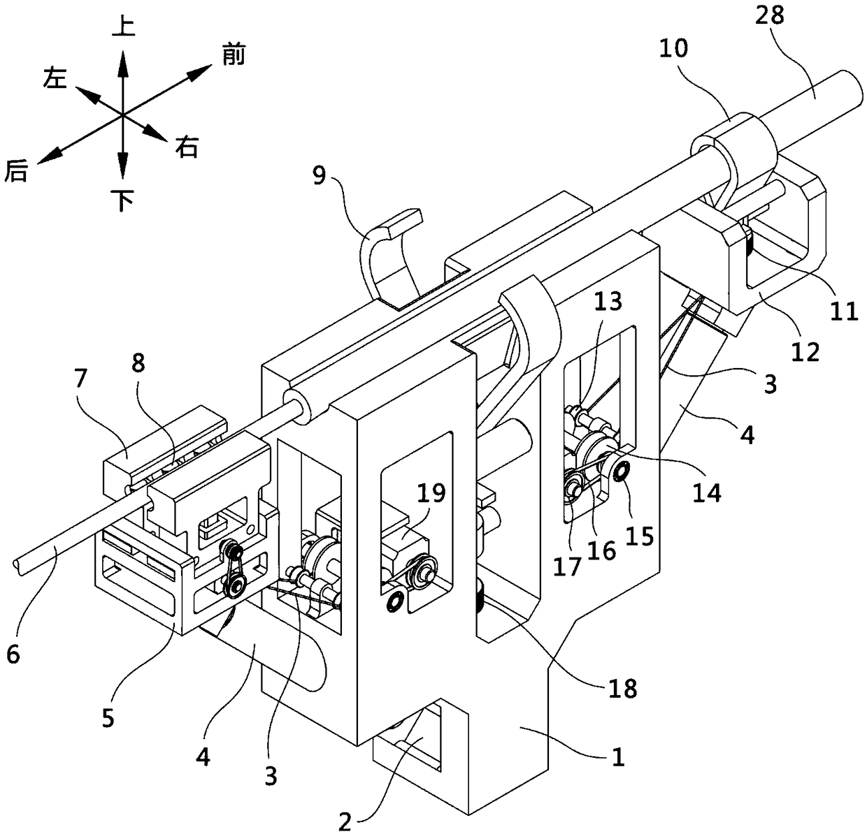 Obstacle surmounting deicing device and method of high-voltage wire