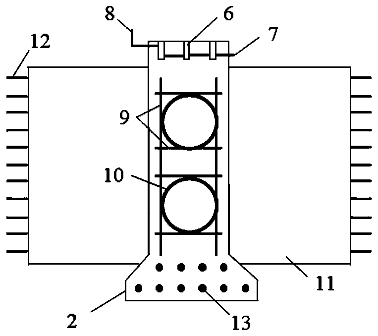 Prefabricated frp reinforced seawater sea sand concrete-uhpc composite beam bridge structure and construction method