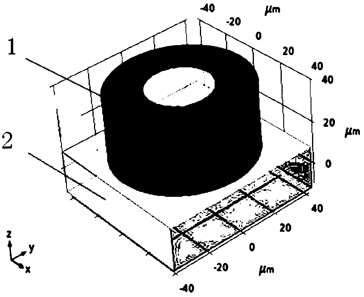 Tunable two-band THz absorber based on a Fermi-Dirac material