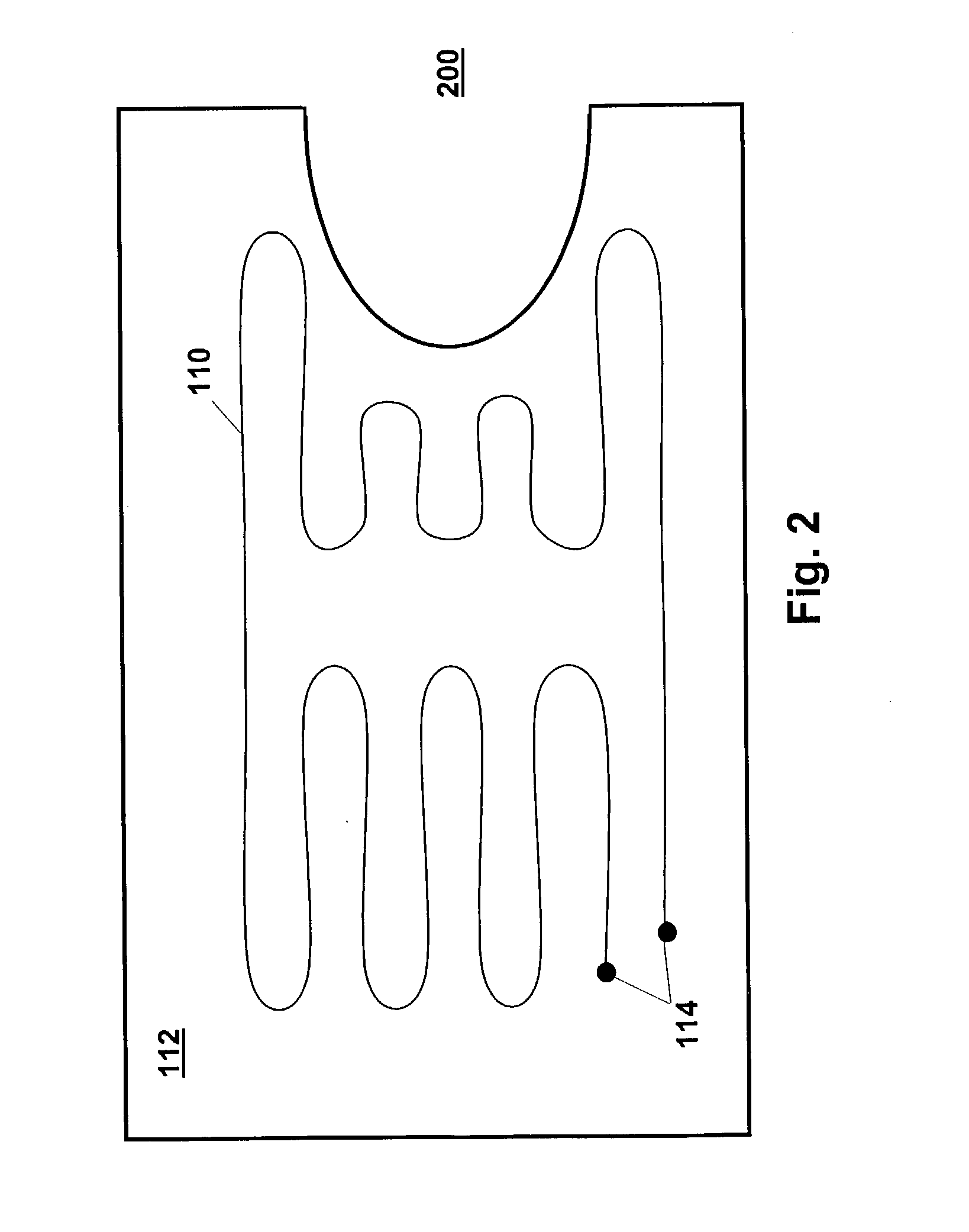 Polymer-encapsulated heating elements for controlling the temperature of an aircraft compartment