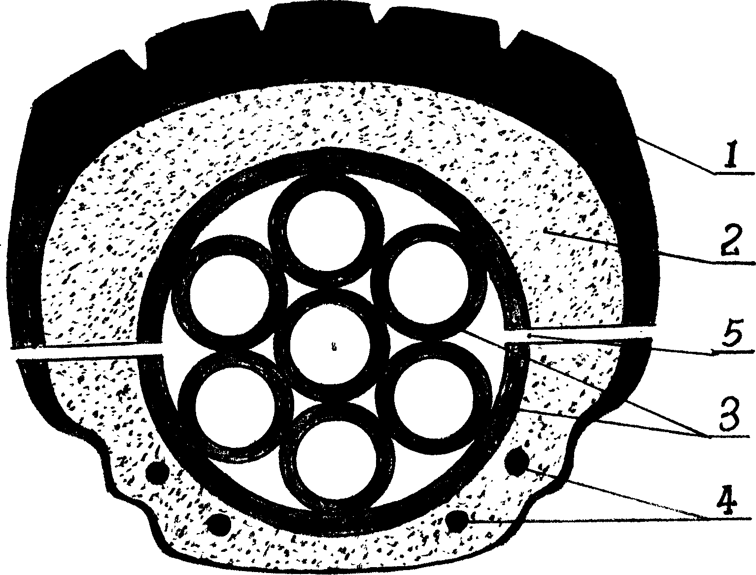 Environmental protection type aeration free polyurethane tyre