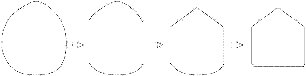 Online continuous tender coconut cutting and forming equipment and method