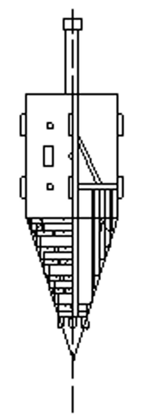 Rotary drilling hole forming method by using multi-stage alloy pilot roller bit in complex stratum cast-in-place pile construction