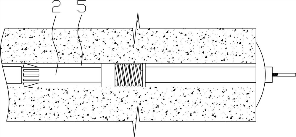 Rockburst tunnel section primary support method and support anchor rod structure