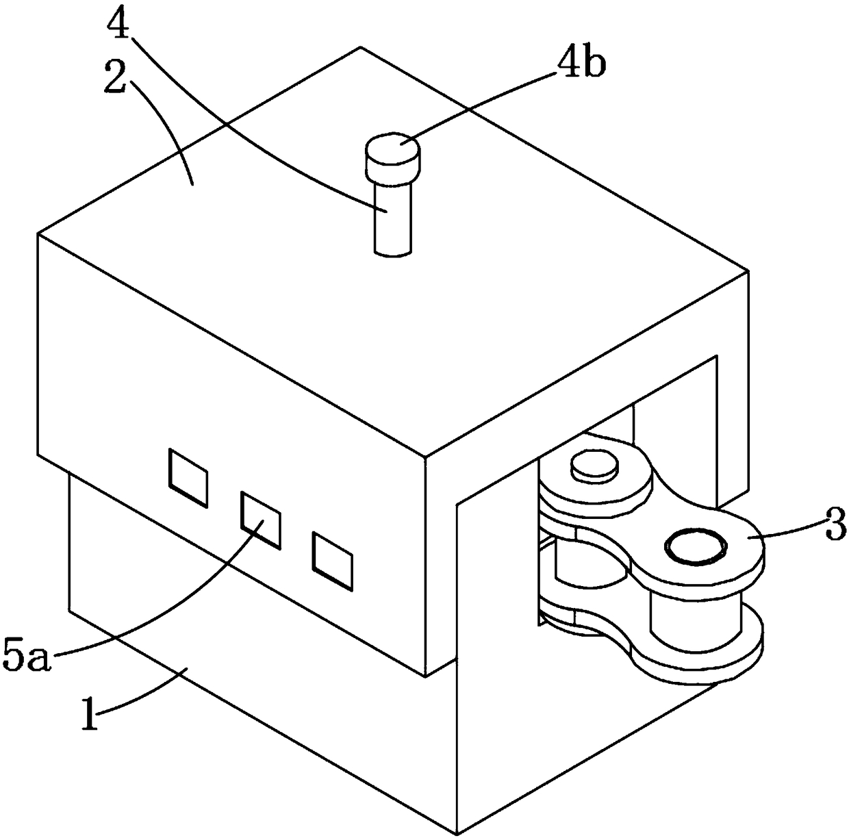 Device and method for chain demounting