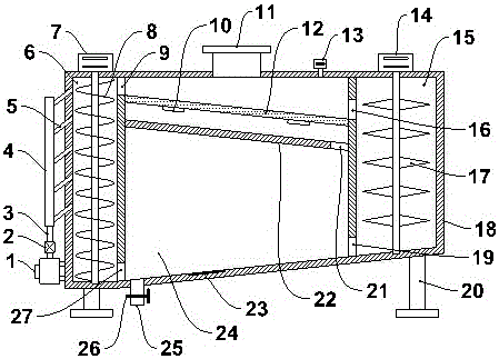 Combined heat preservation bin for feed