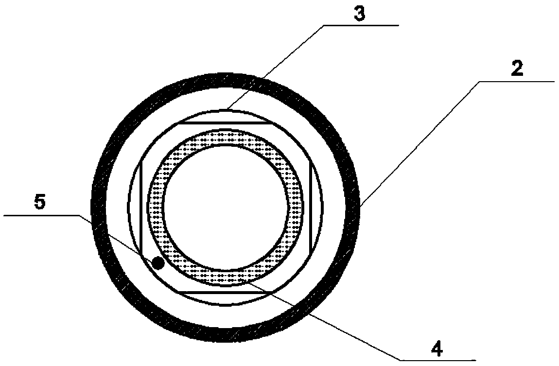 Drilling stress directional monitoring device and method