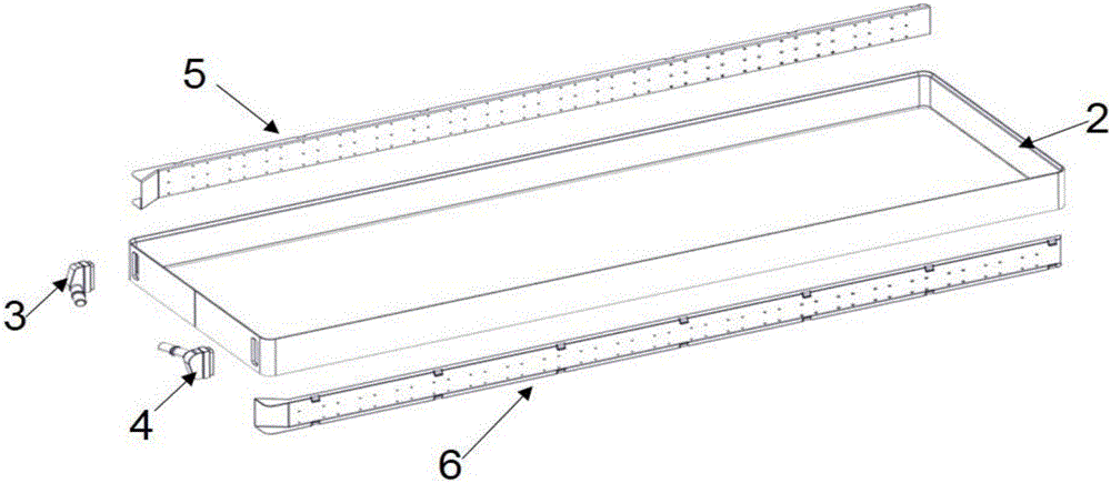 Welding method for cooling tank in new energy electric vehicle