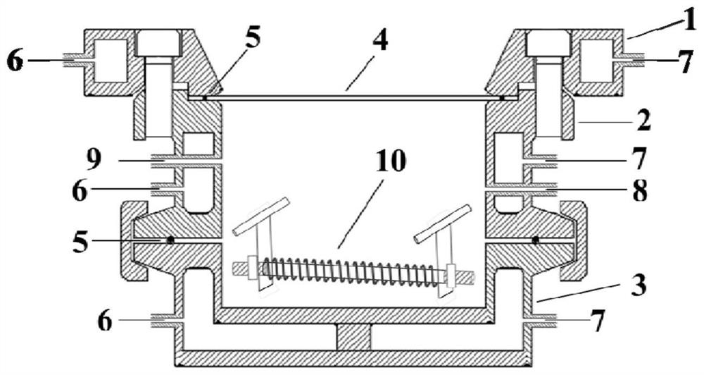 A non-melting treatment device and method for highly active refractory metal polymer fibers