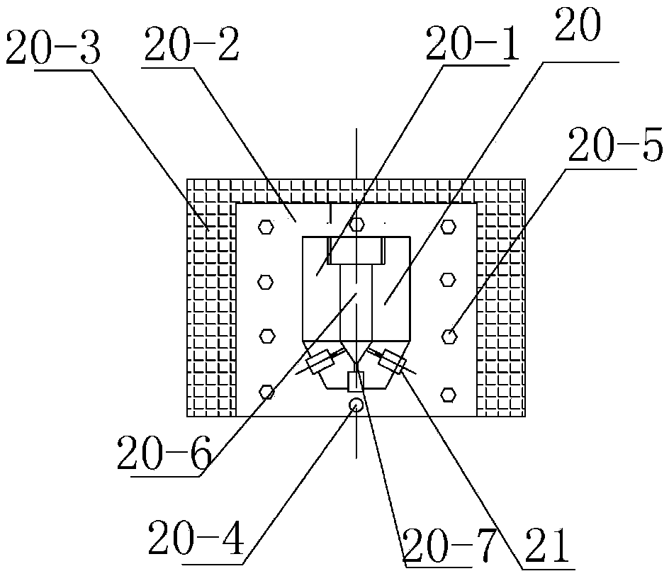 Recyclable particle jet descaling device