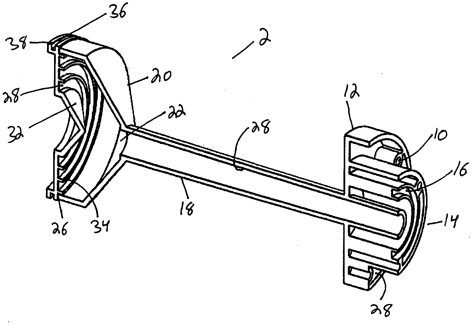 Reflector antenna with injection molded feed assembly