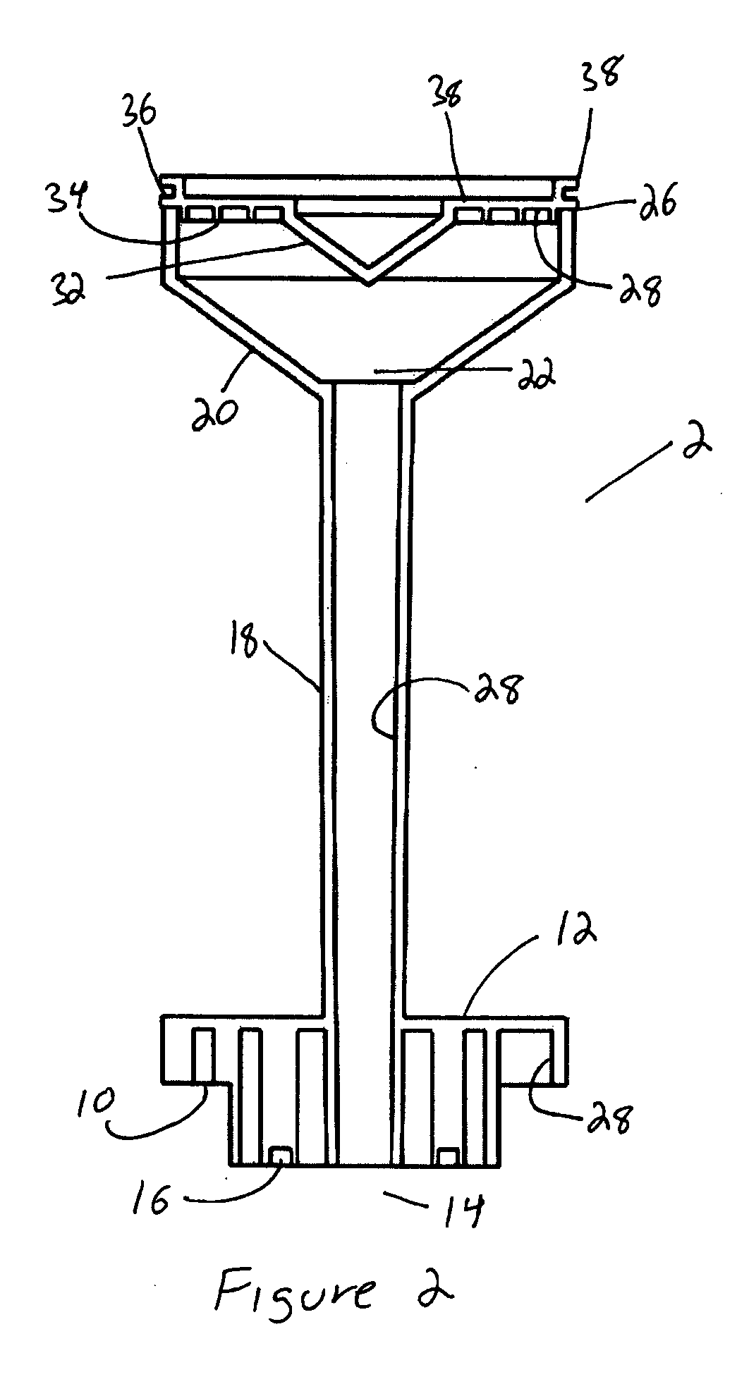 Reflector antenna with injection molded feed assembly