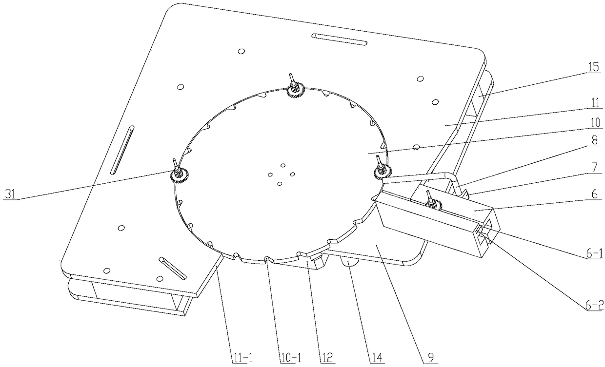 Appearance defect detection apparatus for small-modulus gear with shaft