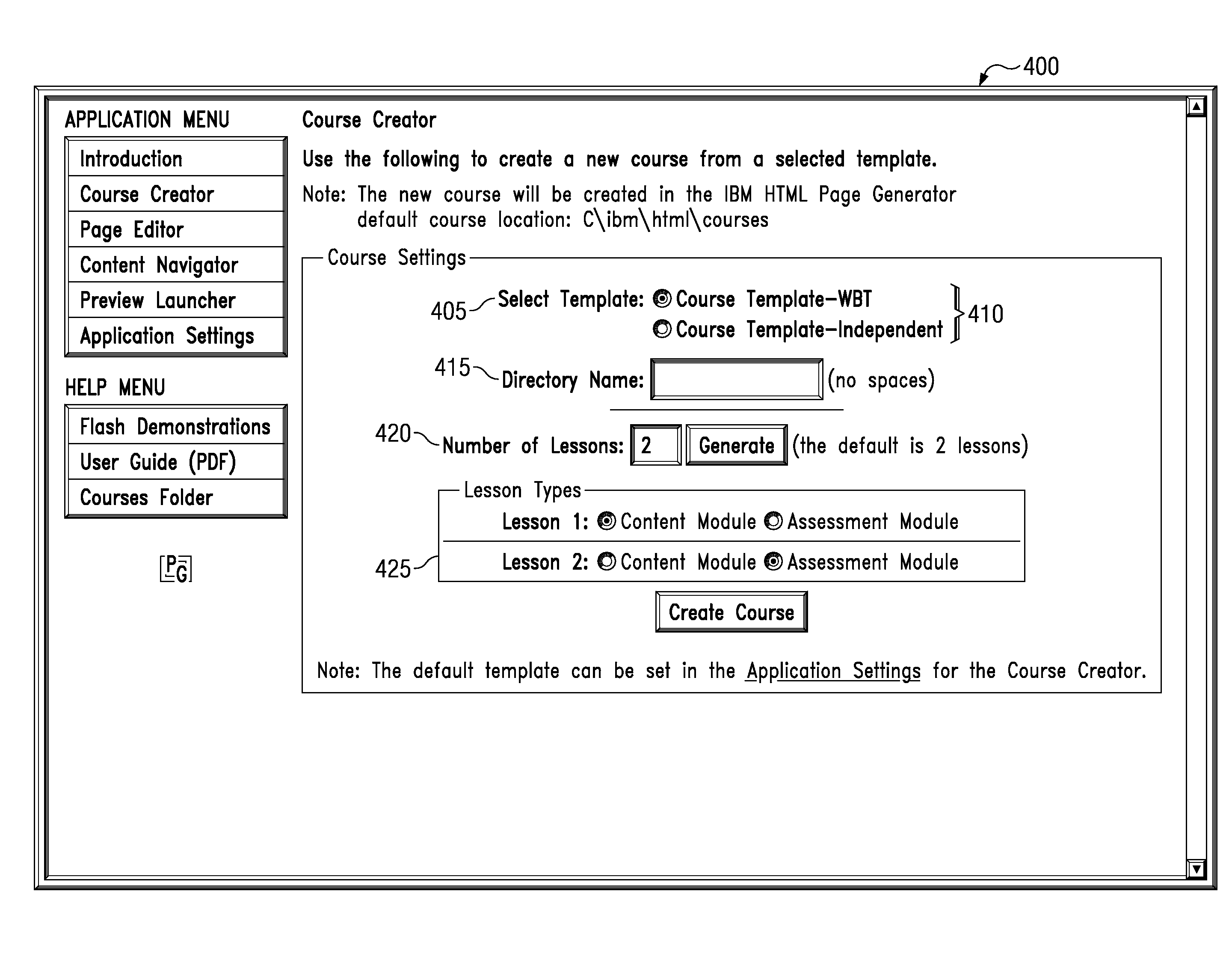 Method and apparatus for generating an electronic learning presentation in a network computing environment