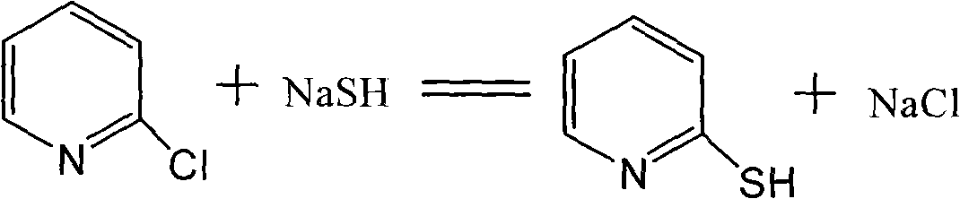 Industrialized method for preparing 2-mercaptopyridine