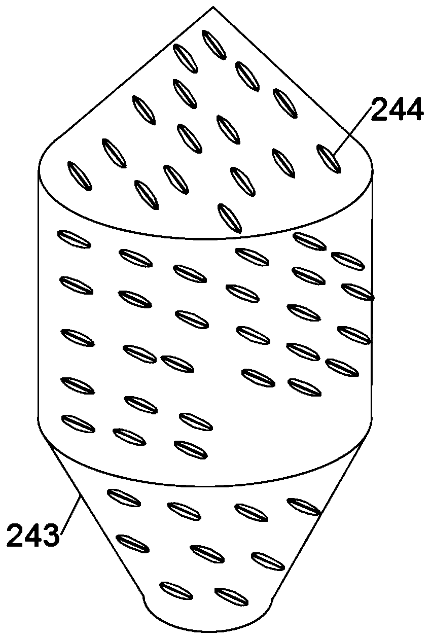 Garbage secondary classification treatment device adopting microbial method and garbage treatment method