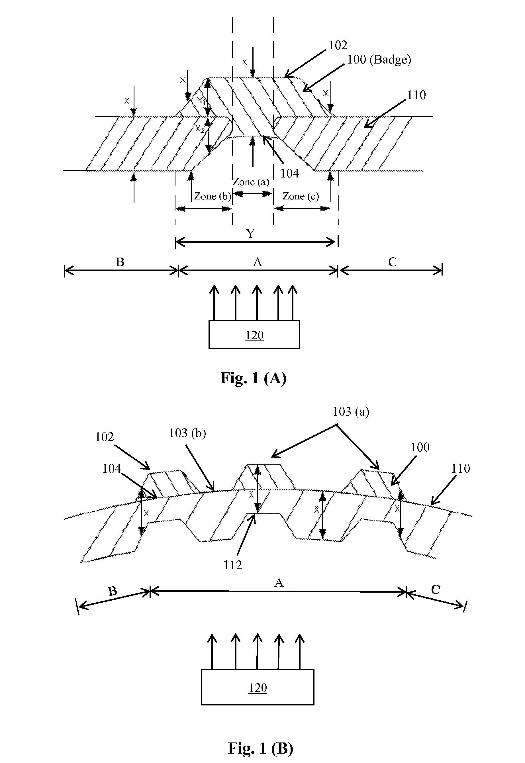 Radar compatible automotive badge and fascia