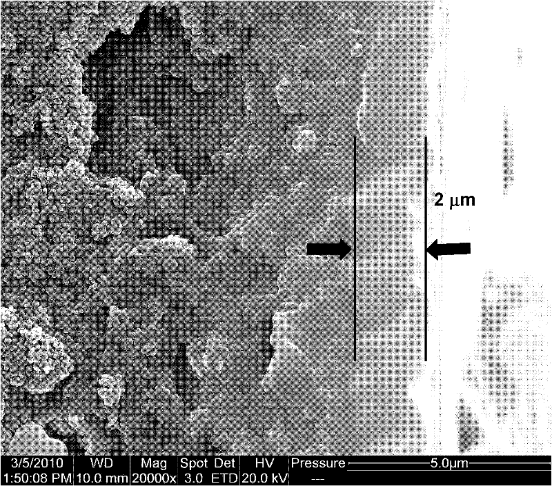 Composite membrane prepared by low-temperature plasma technology under normal pressure